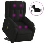 Sillón de masaje eléctrico reclinable elevable tela negro de , Sillones - Ref: Foro24-3205354, Precio: 333,58 €, Descuento: %