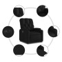 Sillón reclinable y elevable eléctrico cuero sintético negro de , Sillones - Ref: Foro24-3204786, Precio: 330,49 €, Descuento: %