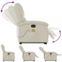 Cremefarbener Fußmassagesessel aus Kunstleder von , Sessel - Ref: Foro24-3204234, Preis: 293,73 €, Rabatt: %