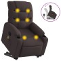 Liegender Fußmassagesessel aus dunkelbraunem Stoff von , Sessel - Ref: Foro24-3206659, Preis: 337,99 €, Rabatt: %