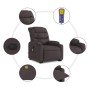 Silla de masaje reclinable de pie de tela marrón oscuro de , Sillones - Ref: Foro24-3206659, Precio: 295,97 €, Descuento: %