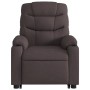 Silla de masaje reclinable de pie de tela marrón oscuro de , Sillones - Ref: Foro24-3206659, Precio: 295,97 €, Descuento: %