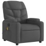 Sillón reclinable de masaje eléctrico tela gris oscuro de , Sillones - Ref: Foro24-3204585, Precio: 285,84 €, Descuento: %