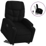 Black Fabric Liftable Recliner by , Armchairs - Ref: Foro24-3204598, Price: 286,99 €, Discount: %