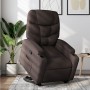 Dark brown fabric lift-up recliner by , Armchairs - Ref: Foro24-3204601, Price: 268,38 €, Discount: %