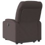 Sillón reclinable elevable tela marrón oscuro de , Sillones - Ref: Foro24-3204601, Precio: 276,50 €, Descuento: %