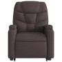 Sillón reclinable elevable tela marrón oscuro de , Sillones - Ref: Foro24-3204601, Precio: 276,50 €, Descuento: %