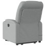 Sillón de masaje reclinable de pie de tela gris claro de , Sillones - Ref: Foro24-3204608, Precio: 303,86 €, Descuento: %