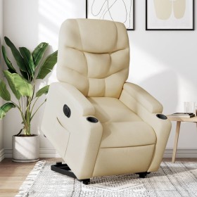 Cream Fabric Electric Liftable Recliner Chair by , Armchairs - Ref: Foro24-3204629, Price: 308,99 €, Discount: %