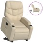 Sillón eléctrico reclinable elevable de tela color crema de , Sillones - Ref: Foro24-3204629, Precio: 308,99 €, Descuento: %