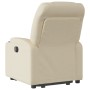 Sillón eléctrico reclinable elevable de tela color crema de , Sillones - Ref: Foro24-3204629, Precio: 308,99 €, Descuento: %