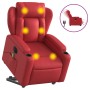 Sillón de majaje elevable eléctrico cuero artificial rojo de , Sillones - Ref: Foro24-3204570, Precio: 343,34 €, Descuento: %