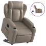 Sillón elevable eléctrico cuero artificial capuchino de , Sillones - Ref: Foro24-3204564, Precio: 329,99 €, Descuento: %