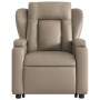 Sillón elevable eléctrico cuero artificial capuchino de , Sillones - Ref: Foro24-3204564, Precio: 329,99 €, Descuento: %