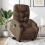 Brown Fabric Liftable Reclining Electric Massage Chair by , Armchairs - Ref: Foro24-3204636, Price: 327,04 €, Discount: %