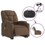 Brown Fabric Liftable Reclining Electric Massage Chair by , Armchairs - Ref: Foro24-3204636, Price: 327,04 €, Discount: %