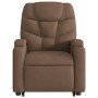 Sillón de masaje eléctrico reclinable elevable tela marrón de , Sillones - Ref: Foro24-3204636, Precio: 327,38 €, Descuento: %