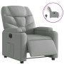 Sillón reclinable eléctrico tela gris claro de , Sillones - Ref: Foro24-3204572, Precio: 263,83 €, Descuento: %