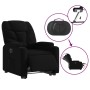 Sillón eléctrico reclinable elevable de tela negro de , Sillones - Ref: Foro24-3204622, Precio: 322,50 €, Descuento: %