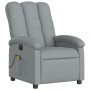 Sillón reclinable de masaje eléctrico tela gris claro de , Sillones - Ref: Foro24-3204080, Precio: 243,32 €, Descuento: %