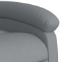 Sillón reclinable de masaje eléctrico tela gris claro de , Sillones - Ref: Foro24-3204080, Precio: 243,32 €, Descuento: %