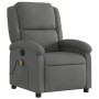 Sillón reclinable de masaje eléctrico tela gris oscuro de , Sillones - Ref: Foro24-3204153, Precio: 270,75 €, Descuento: %