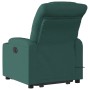 Electric massage chair reclining liftable dark green fabric by , Armchairs - Ref: Foro24-3206678, Price: 332,99 €, Discount: %