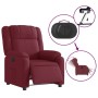 Sillón reclinable eléctrico tela rojo tinto de , Sillones - Ref: Foro24-3205181, Precio: 254,22 €, Descuento: %