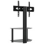 Corner TV cabinet 2 levels for 32-70 inches black by , TV Furniture - Ref: Foro24-358163, Price: 104,67 €, Discount: %