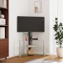 Corner TV cabinet 3 levels for 32-70 inches black silver by , TV Furniture - Ref: Foro24-358177, Price: 93,71 €, Discount: %