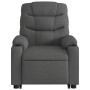 Sillón de masaje eléctrico reclinable elevable tela gris oscuro de , Sillones - Ref: Foro24-3206673, Precio: 366,32 €, Descue...