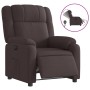 Sillón reclinable eléctrico tela marrón oscuro de , Sillones - Ref: Foro24-3205183, Precio: 254,22 €, Descuento: %