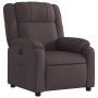 Sillón reclinable eléctrico tela marrón oscuro de , Sillones - Ref: Foro24-3205183, Precio: 254,22 €, Descuento: %