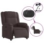 Sillón reclinable eléctrico tela marrón oscuro de , Sillones - Ref: Foro24-3205183, Precio: 254,22 €, Descuento: %