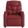 Sillón de masaje reclinable de cuero artificial rojo tinto de , Sillones - Ref: Foro24-3204655, Precio: 293,51 €, Descuento: %