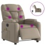 Cappuccino Synthetic Leather Electric Massage Recliner by , Armchairs - Ref: Foro24-3204657, Price: 292,89 €, Discount: %