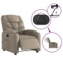 Cappuccino Synthetic Leather Electric Massage Recliner by , Armchairs - Ref: Foro24-3204657, Price: 292,89 €, Discount: %