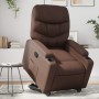 Brown synthetic leather lift-up recliner by , Armchairs - Ref: Foro24-3204660, Price: 288,60 €, Discount: %