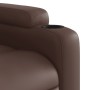 Sillón reclinable elevable eléctrico de cuero sintético marrón de , Sillones - Ref: Foro24-3204674, Precio: 328,53 €, Descuen...