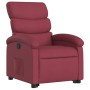 Sillón reclinable elevable tela rojo tinto de , Sillones - Ref: Foro24-3203981, Precio: 269,99 €, Descuento: %