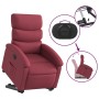 Sillón reclinable elevable tela rojo tinto de , Sillones - Ref: Foro24-3203981, Precio: 269,99 €, Descuento: %