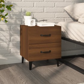 Brown oak nightstand 40x35x47.5 cm by vidaXL, Nightstands - Ref: Foro24-817295, Price: 49,55 €, Discount: %