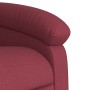 Sillón reclinable elevable tela rojo tinto de , Sillones - Ref: Foro24-3203981, Precio: 269,99 €, Descuento: %