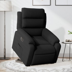 Sillón eléctrico reclinable elevable de terciopelo negro de , Sillones - Ref: Foro24-3205120, Precio: 373,21 €, Descuento: %