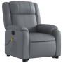 Sillón de masaje elevable eléctrico cuero sintético gris de , Sillones - Ref: Foro24-3205174, Precio: 324,22 €, Descuento: %