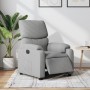 Sillón reclinable eléctrico tela gris claro de , Sillones - Ref: Foro24-3204800, Precio: 262,99 €, Descuento: %