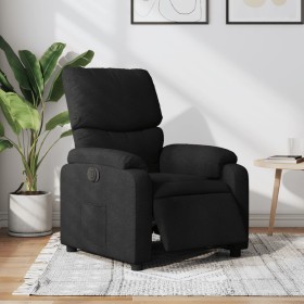 Sillón reclinable eléctrico de tela negro de , Sillones - Ref: Foro24-3204802, Precio: 244,99 €, Descuento: %