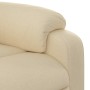 Sillón reclinable de masaje eléctrico tela color crema de , Sillones - Ref: Foro24-3204821, Precio: 266,99 €, Descuento: %