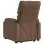 Sillón reclinable elevable de tela marrón de , Sillones - Ref: Foro24-3204828, Precio: 272,26 €, Descuento: %