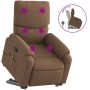 Brown Fabric Foot Recliner Massage Chair by , Armchairs - Ref: Foro24-3204840, Price: 276,99 €, Discount: %